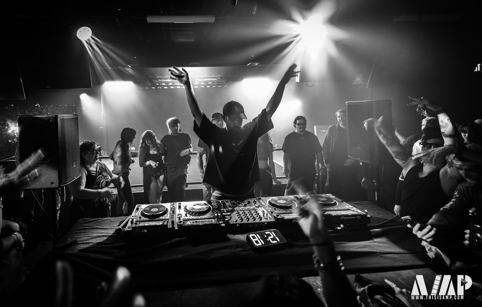 Live music photography from AMP’s Borgore album
